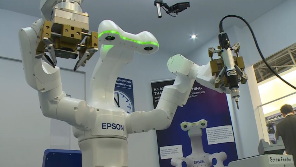 Doppel-Arm-Roboter von Epson
