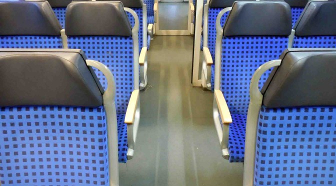 Freie Sitzplätze im Zug