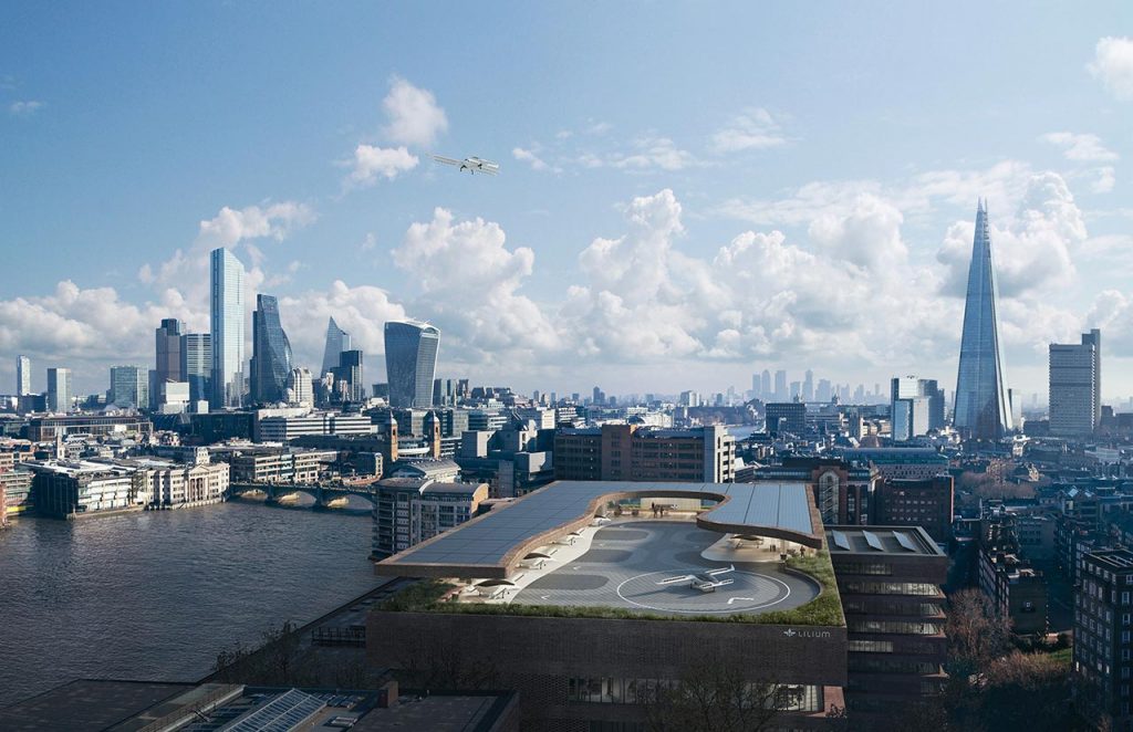 Für das Startup Lilium spielen Lufttaxis oder "Urban Air Mobility" in Zukunft eine tragende Rolle im Stadtverkehr.