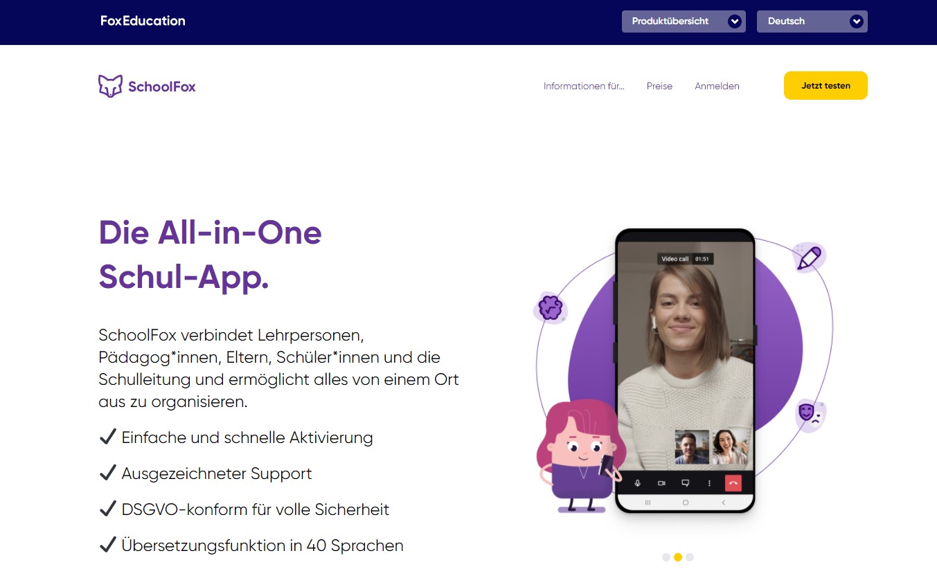 Digitale Grundschule: Schoolfox hat sich in Hamburg als Kommunikations-App bewährt.