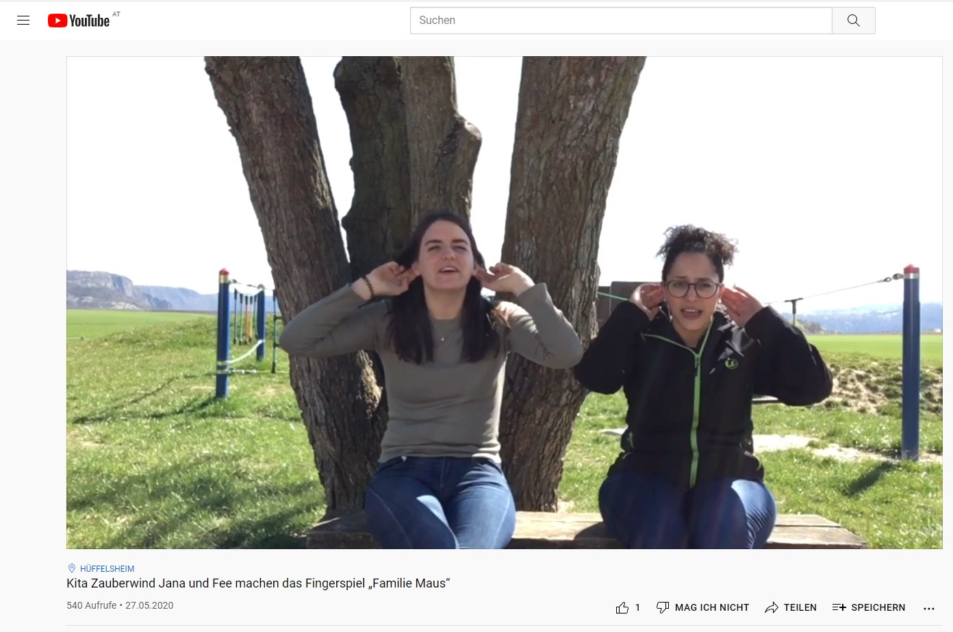 Videos der ErzieherInnen im YouTube-Kanal von Zauberwind hallfen die Bindung zu den Kindern zu erhalten